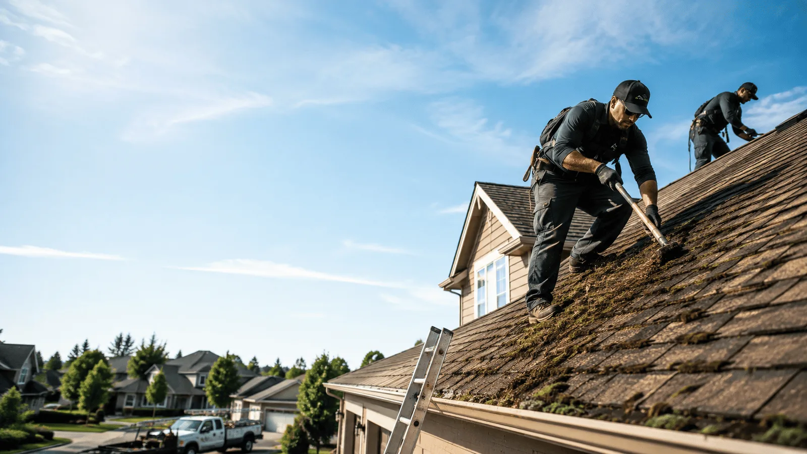 Roof Moss Removal in Longview, WA near me